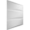 Ekena Millwork Traditional EnduraWall Decorative 3D Wall Panel, White, 19 5/8"W x 19 5/8"H WP20X20TRWH - alternate 2